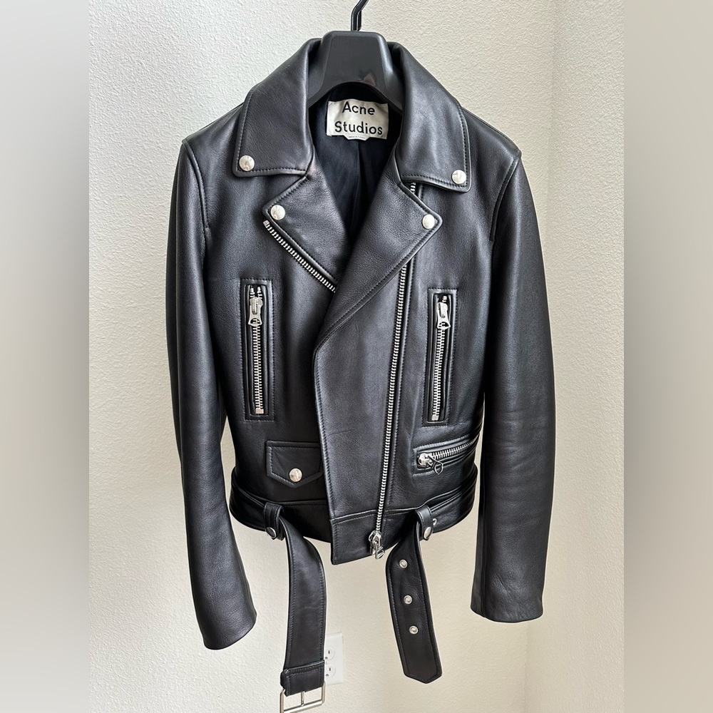 ACNE STUDIOS Leather Moto Jacket